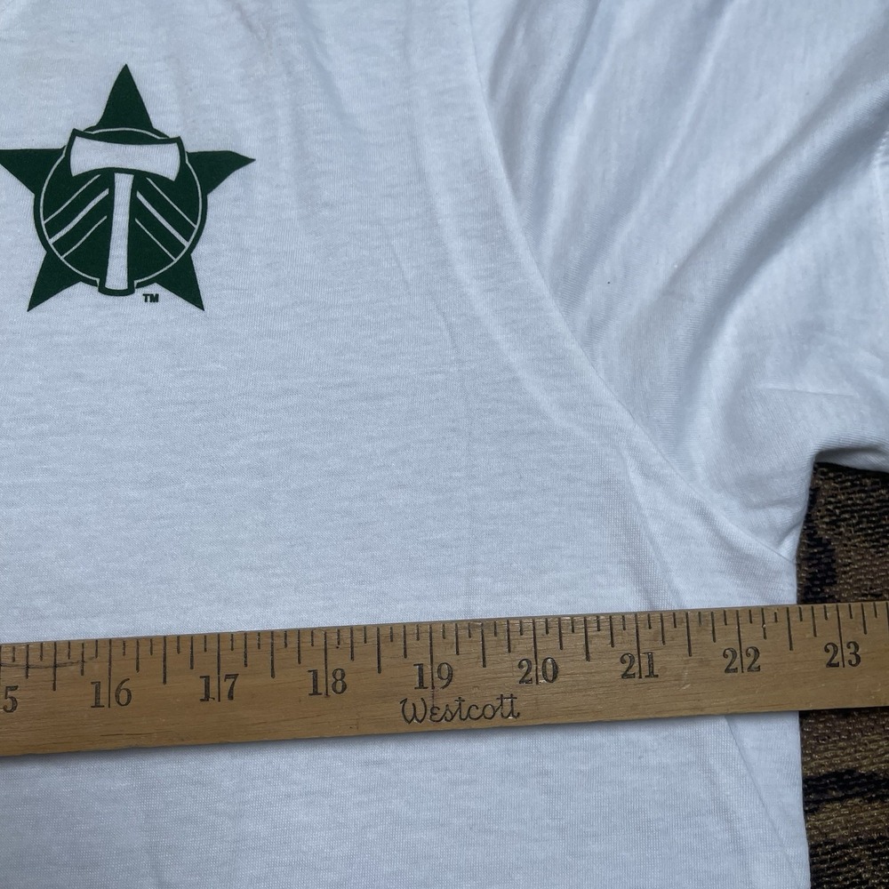 Portland Timbers Adidas Nat Borchers Beard White Tee Shirt Mens Size XL New E - Picture 7 of 11